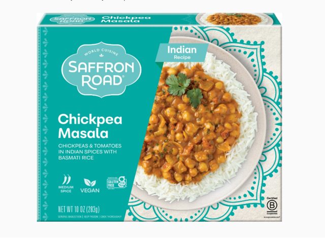 Saffron Loaded Chickpea Masala with Basmati Rice 