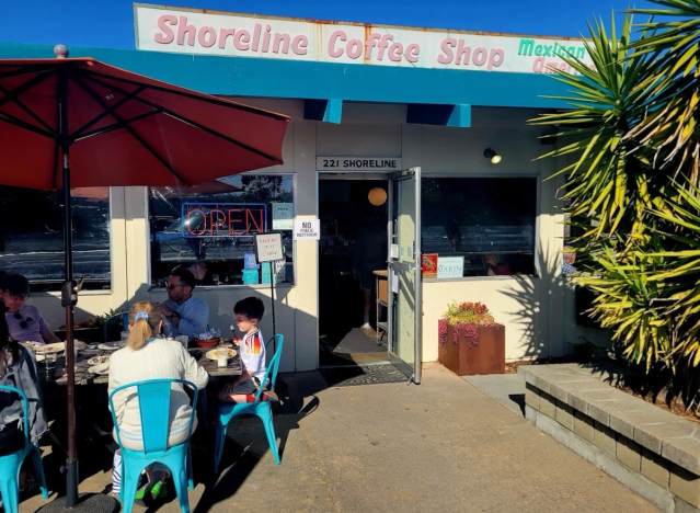 shoreline coffee shop exterior