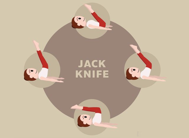 Pilates - Jack knife 