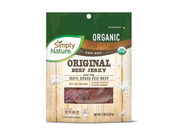Simply Nature beef jerky