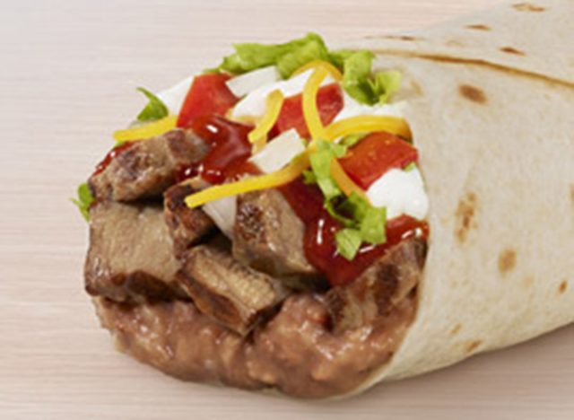 Taco Bell Steak Burrito Supreme