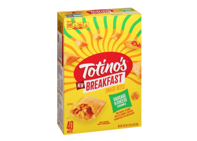 box of totinos sausage and cheese pizza rolls