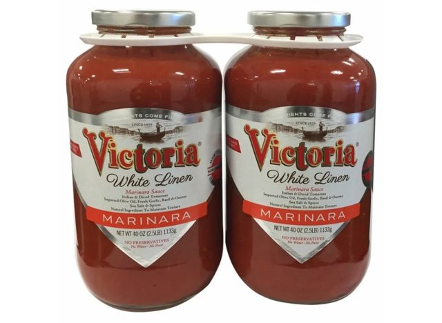 victoria white linen marinara sauce two-pack