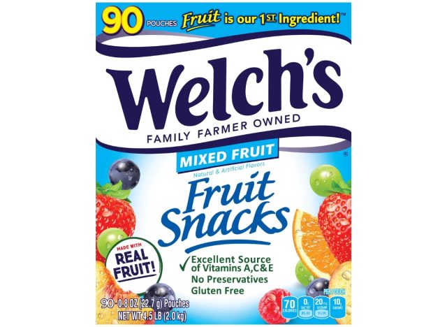 welch's fruit snacks