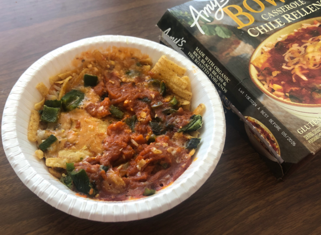 amy's chile rellenos in a bowl 