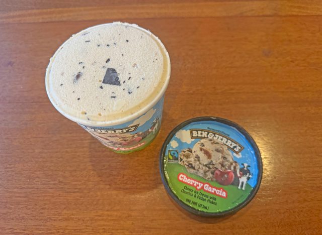 A pint of Ben & Jerry's Cherry Garcia ice cream