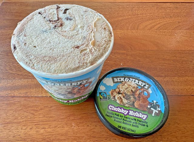 A pint of Ben & Jerry's Chubby Hubby ice cream