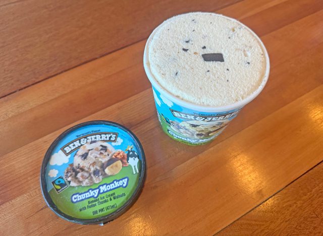 A pint of Ben & Jerry's Chunky Monkey ice cream