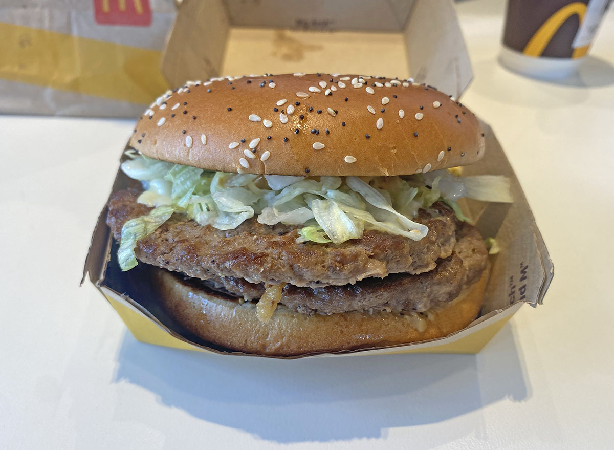 McDonald's New Big Arch Burger, Tasted & Reviewed in 2024