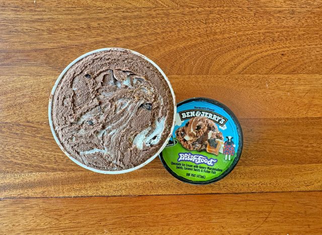 A pint of Ben & Jerry's Phish Food ice cream