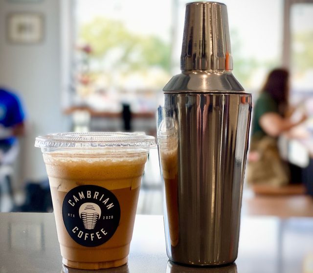 Honey Vanilla Shaken Espresso at Cambrian Coffee in Houston