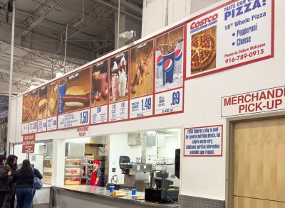 Costco food court counter