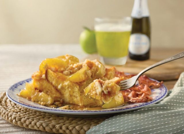 Cracker Barrel Signature French Toast Casserole with Roast Apples