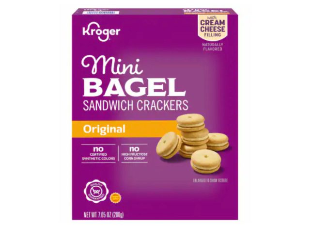 Kroger Mini Bagel Sandwich Crackers