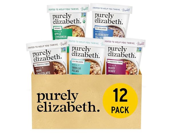 Purely Elizabeth Best Sellers Variety Pack Superfood Oatmeal Cups