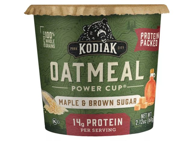 Kodiak apple cinnamon oatmeal cup