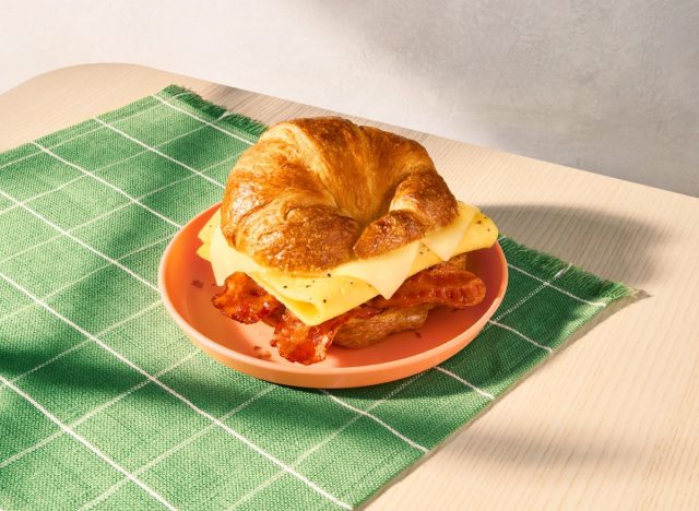 Panera Bread croissant breakfast sandwich