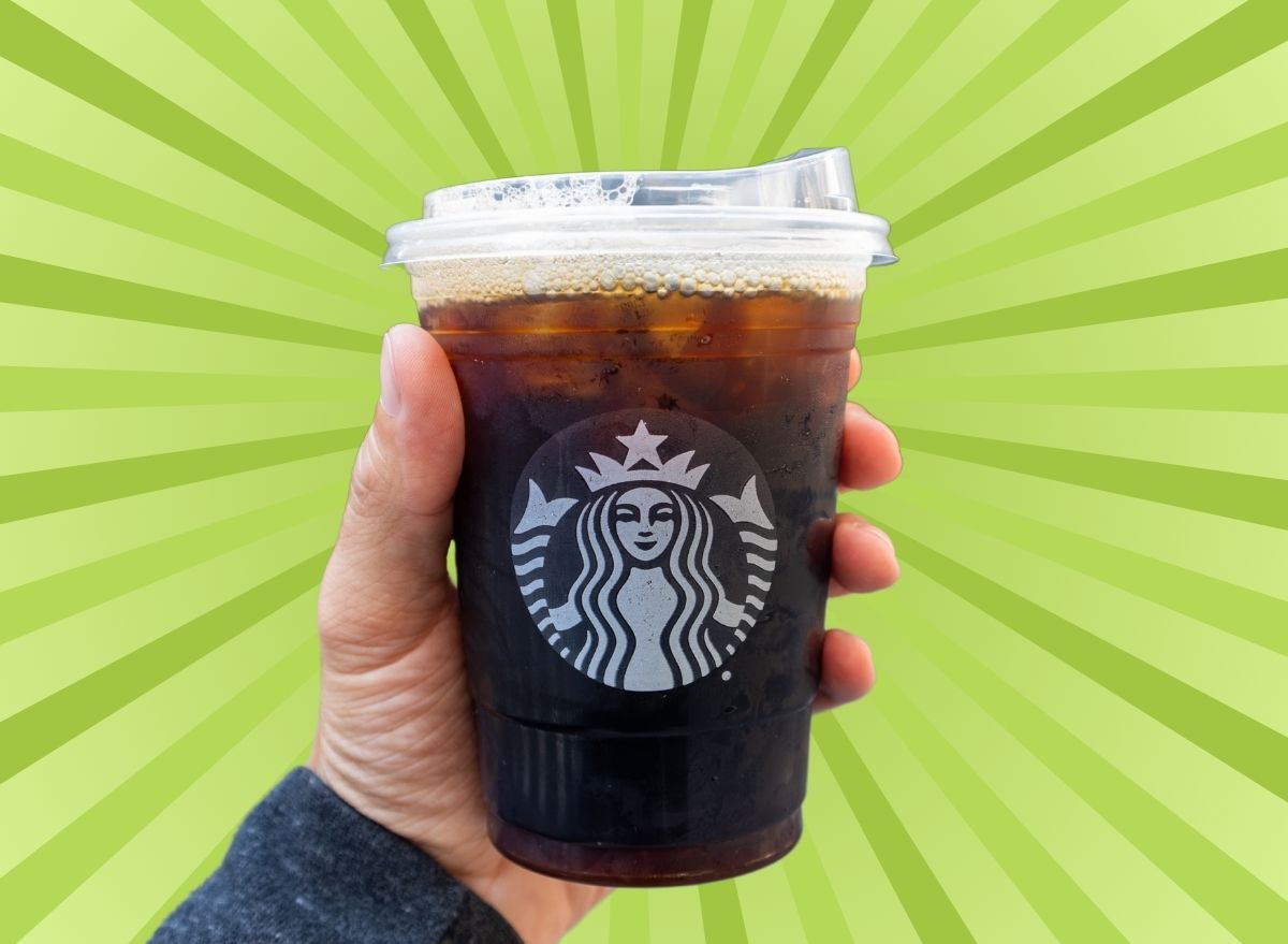 Starbucks iced coffee cup