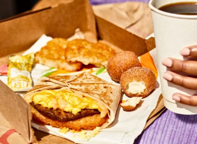 Taco Bell breakfast items