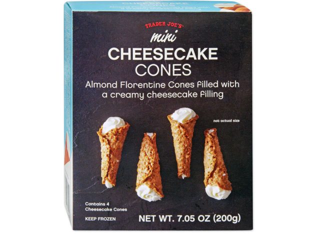 Trader Joe's Mini Cheesecake Cones