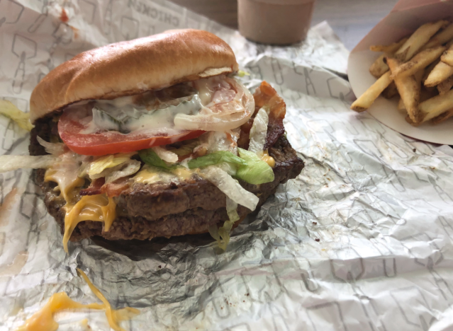 wendy's big bacon classic double