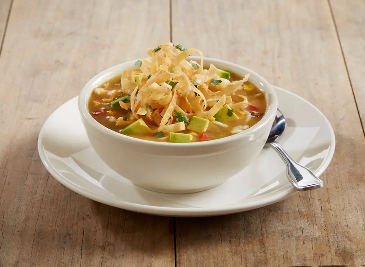 BJ's Restaurants Chicken Tortilla Soup- Bowl