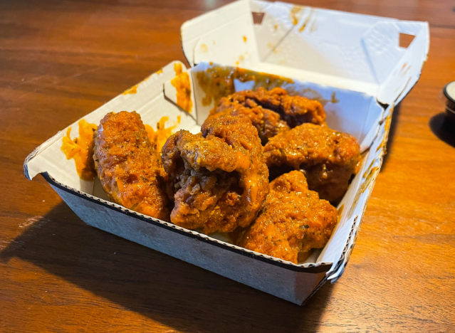 buffalo wild wings boneless wings in a box 