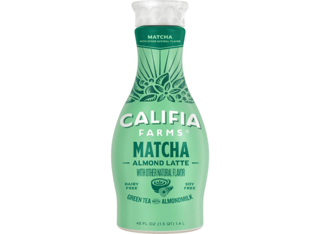 califia farms matcha almond latte bottle