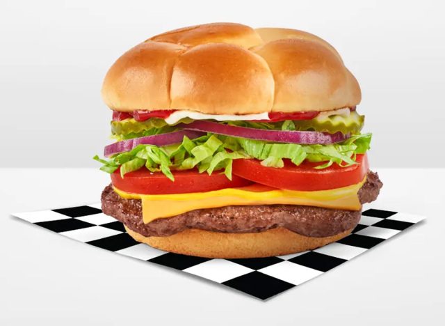 Checkers' Cheese Champ Burger