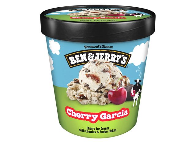 A pint of Ben & Jerry's Cherry Garcia ice cream