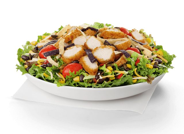 Chick-fil-A's Spicy Southwest Salad with Grilled Nuggets 