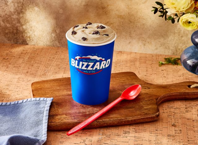 dairy queen caramel java chip blizzard