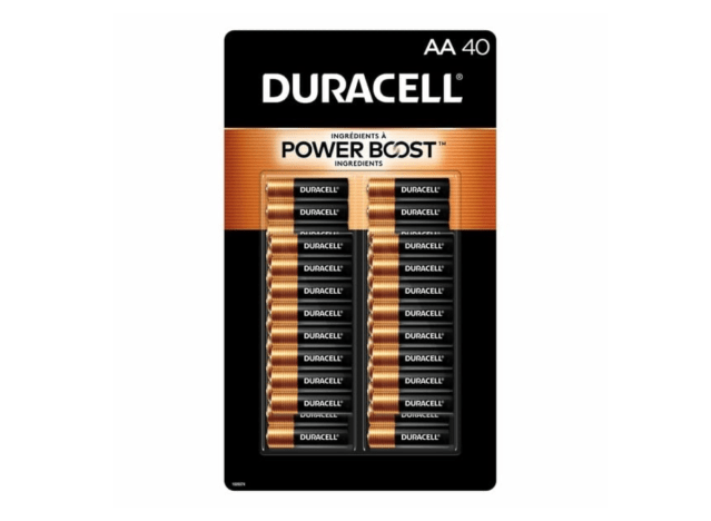 duracell powerboost aa 40 pack