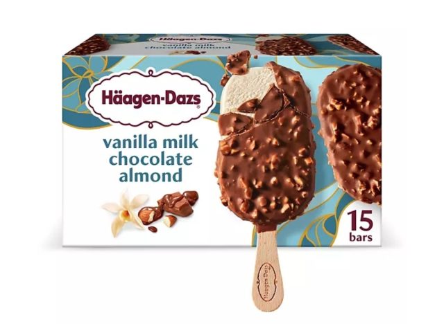 häagen-dazs vanilla milk chocolate almond bars