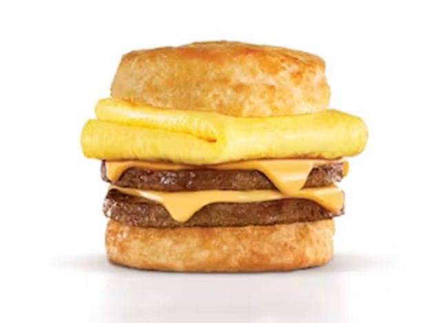 Hardee's Super Sausage Biscuit