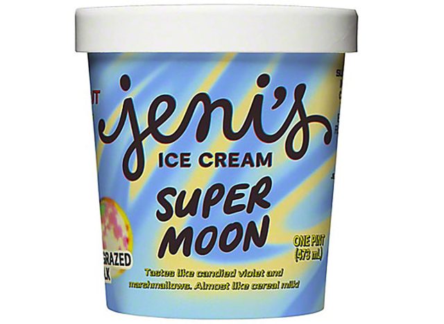 A pint of Jeni's Super Moon Ice Cream