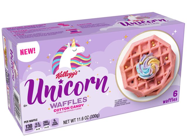 Kellogg's Unicorn Cotton Candy Waffles