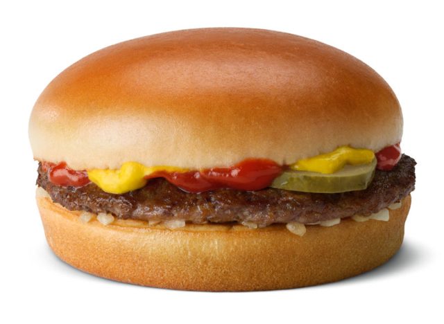 McDonald's hamburger