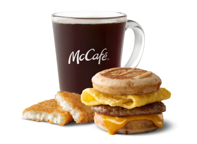 McDonald's Sausage, Egg & Cheese McGriddles Meal