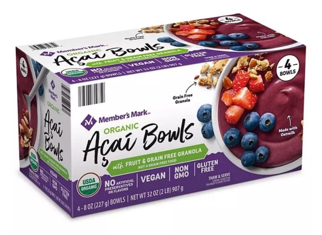 member's mark organic acai bowls