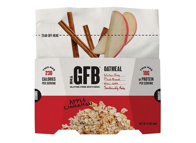 Gluten Free Bar High Protein Oatmeal Power Breakfast, Apple Cinnamon