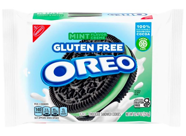 Oreo: Gluten-Free Mint Creme Sandwich Cookies