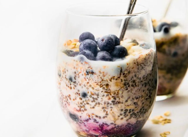 cup of overnight oatmeal