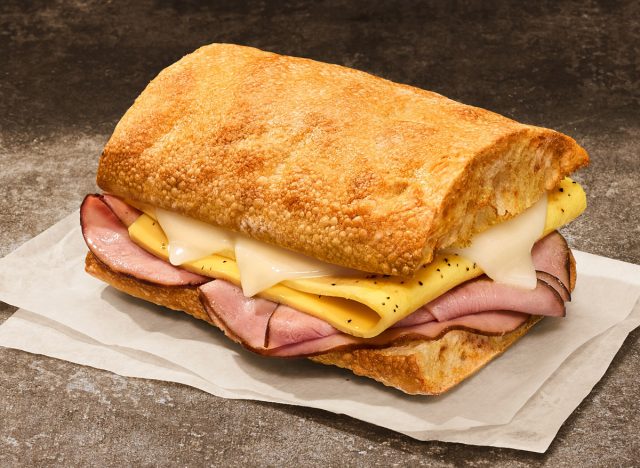 Panera Bread Ciabatta Ham, Egg & Cheese Sandwich