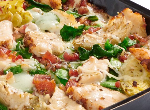 Papa Murhphy's Chicken Bacon Artichoke Pizza (Keto Friendly)