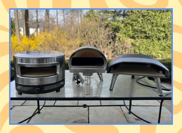 pizza oven review full lineup on a table of the solo stove pi prime gozney roccbox and ooni koda 16