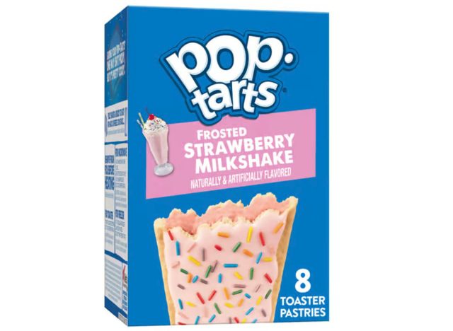 pop tarts frosted strawberry milkshake