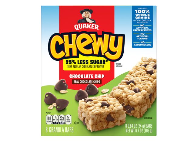 Quaker 25% Less Sugar Chewy Granola Bars 