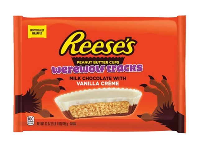 reese's peanut butter cups werewolf tracks