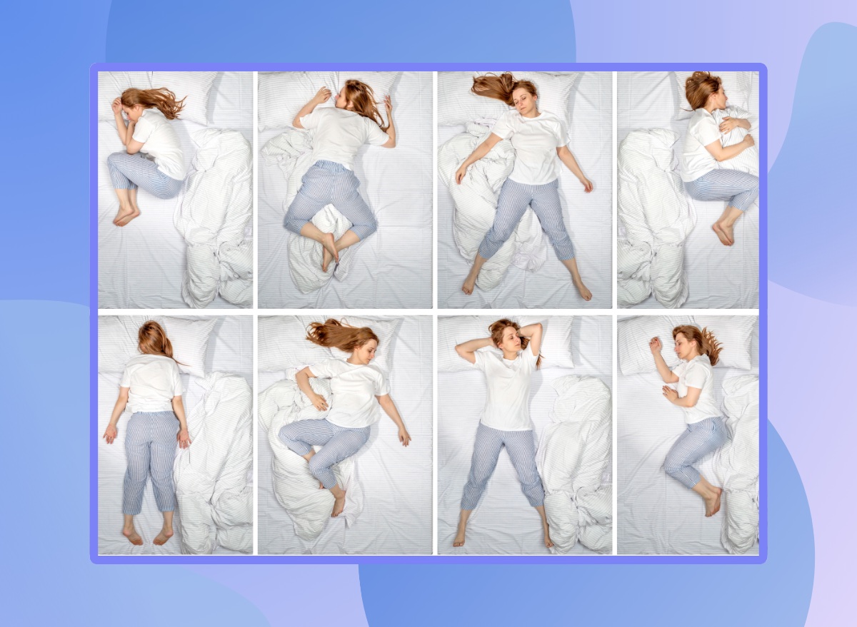 sleep positions concept